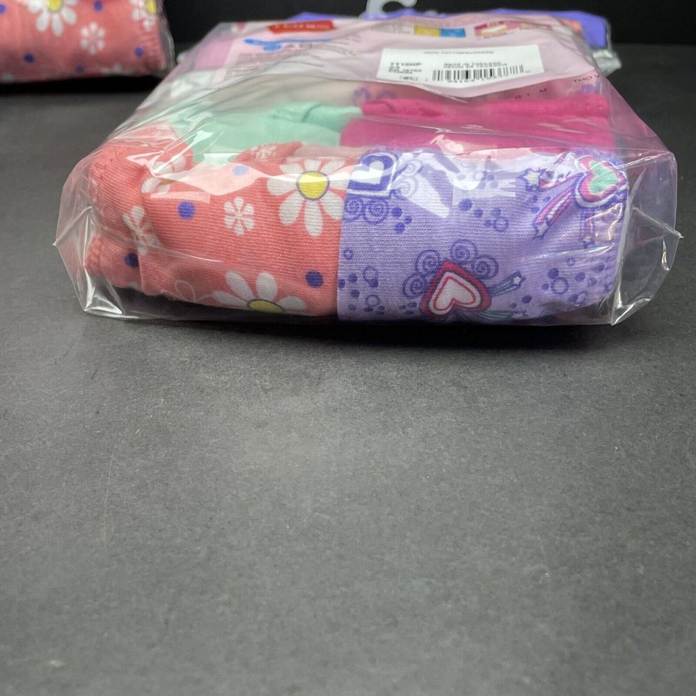 New Toddler Girl Cotton Tagless Hipsters 2T-3T 10Pack Solid flower butterfly - Picture 4 of 5
